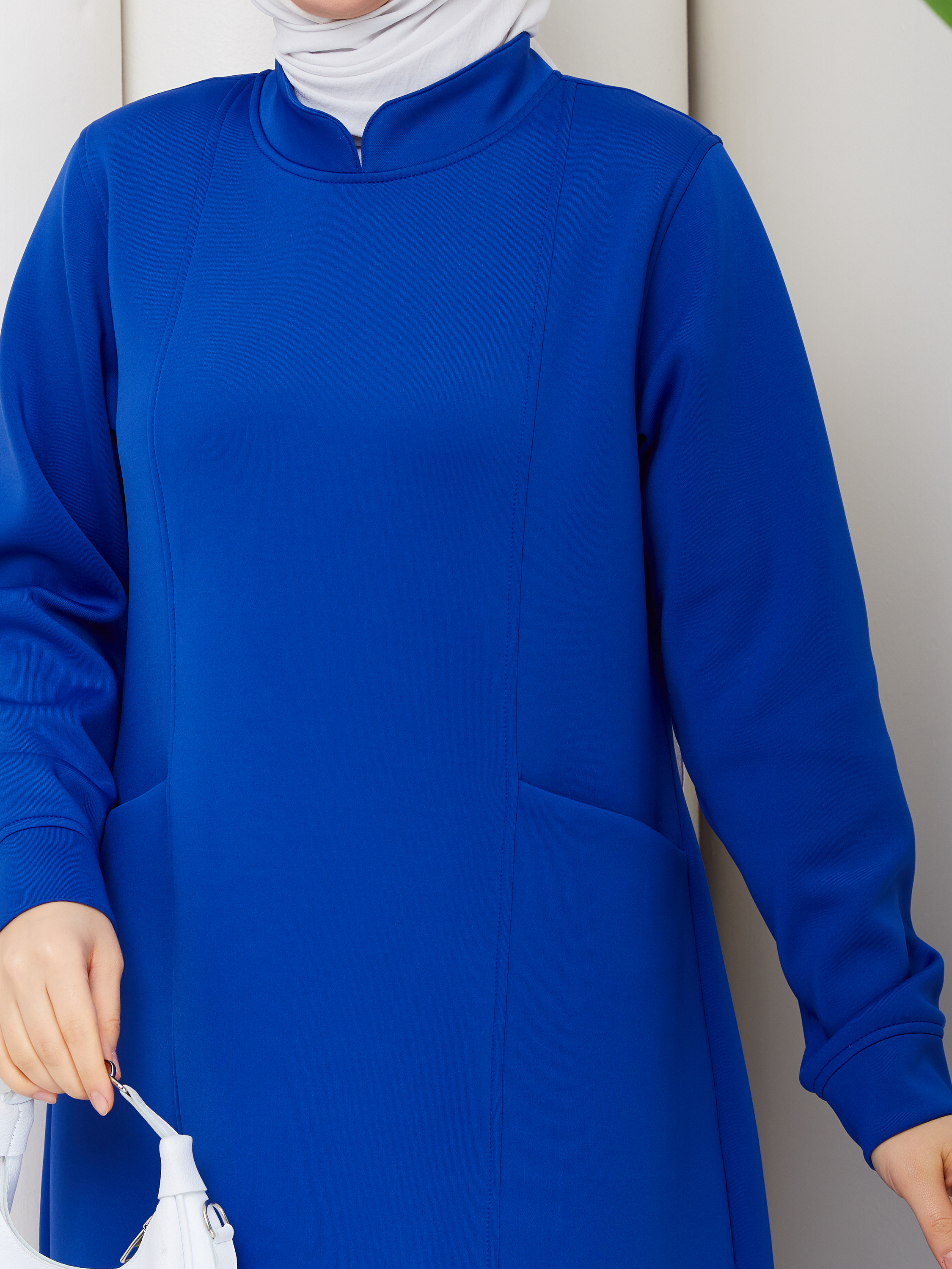 ZÜHRE MODEL SPOR CEPLİ ELBİSE