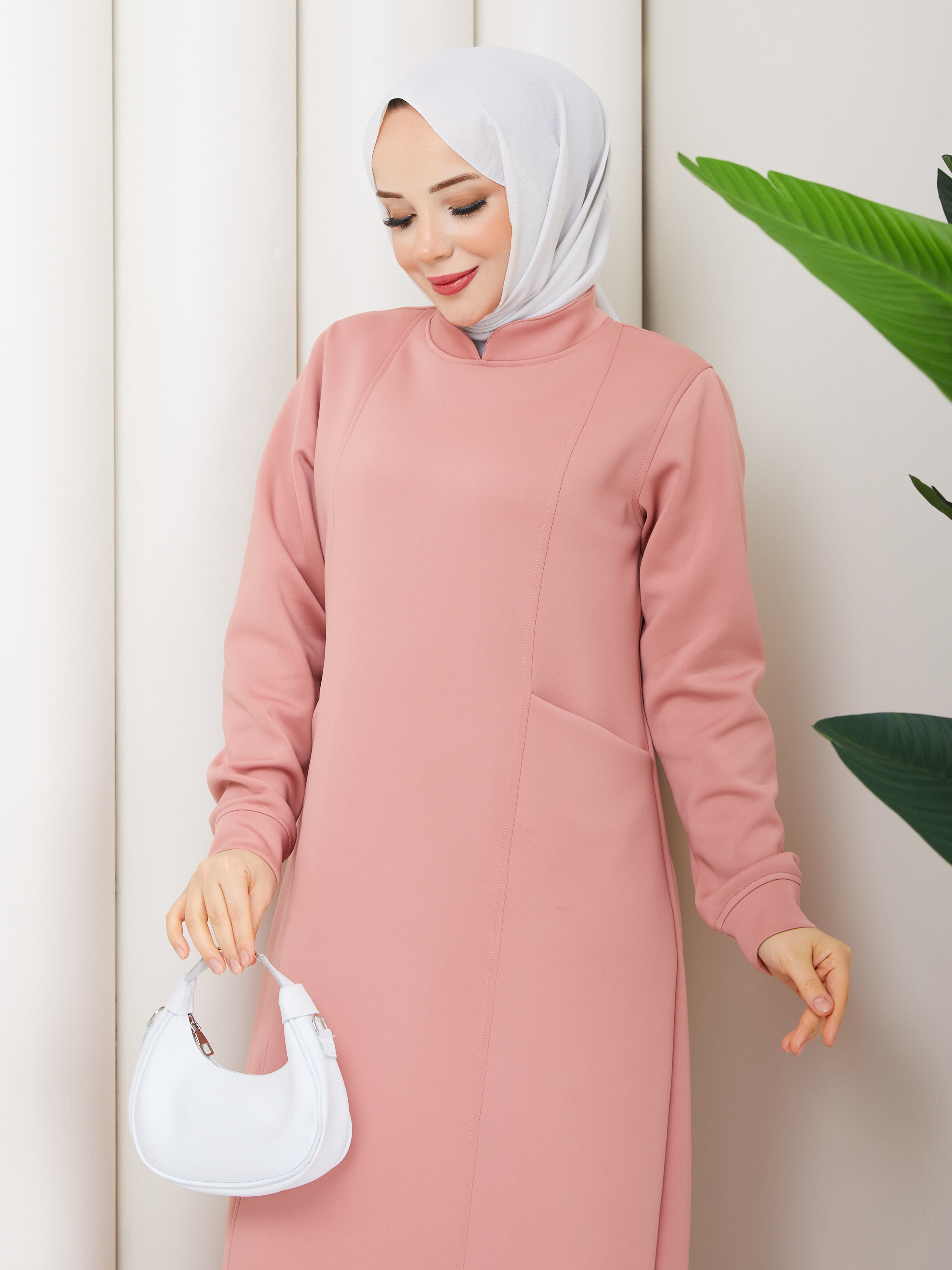 ZÜHRE MODEL SPOR CEPLİ ELBİSE